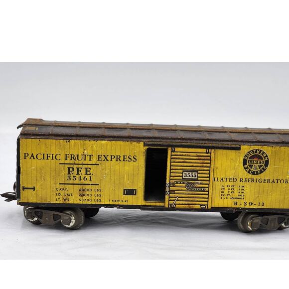 Marx Mar Lines Southern Pacific Lines 35461 Pacific Fruit Express PFE 3555 - Picture 1 of 11